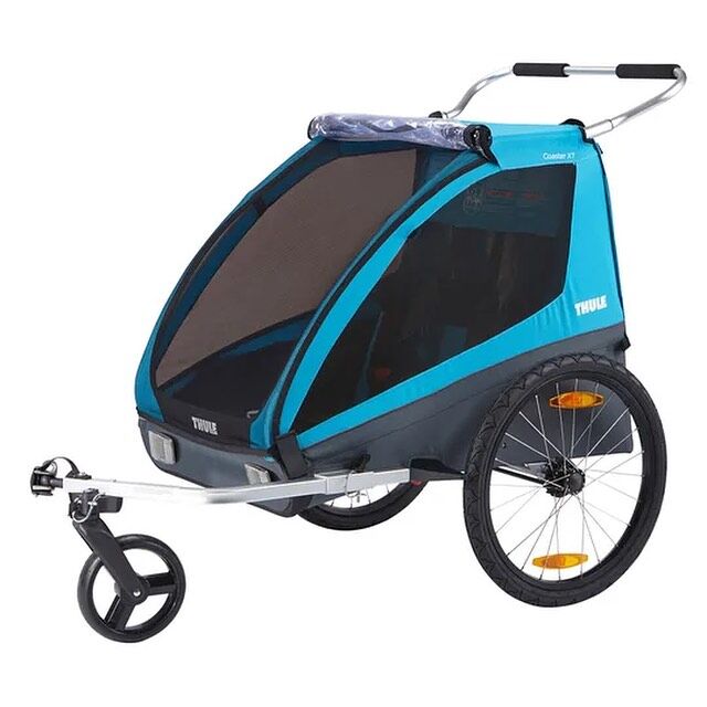 Vill du ha chans att vinna en Thule Coaster XT? I juli månad har alla som köper en el-cykel chansen att vinna denna smarta cykelvagn för barn värde ca 6000kr. Perfekt för dig som vill hämta och lämna på förskolan eller gå en promenad då den gör sig utmärkt även som barnvagn.  I början på augusti drar vi en vinnare.Tagga en vän som du tror funderar på ny cykel och behöver denna fina vagn.